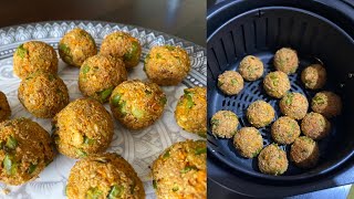 airfryerrecipes  Manchurian balls in air fryer  Tofu manchurian balls in air fryer [upl. by Esirahs894]