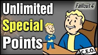 Fallout 4 Unlimited Special Perk Points  Max Character Fast DUPLICATION GLITCH [upl. by Froh]