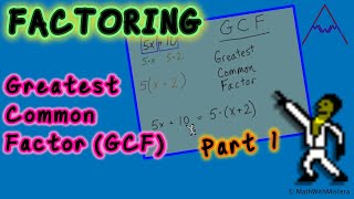 Factoring Polynomials 1 GCF Part 1 of 3 [upl. by Felike]