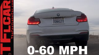 2015 BMW 228i 060 MPH Test amp Track Review Fast amp Friendly [upl. by Howzell]