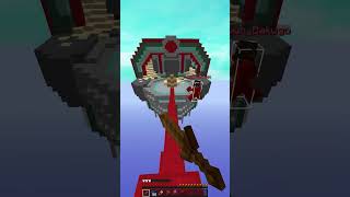 Strafing caught him off guard  BedFight Rush minecraft bedwars minemenclub [upl. by Burtis]