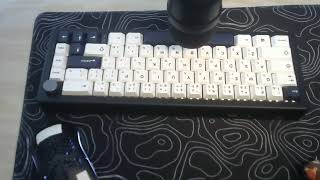 My Lovely Keyboard GMK67 KTT Kang White PBT Cherry Keycaps [upl. by Allebara]