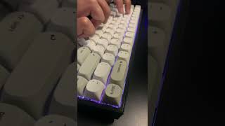 KTT Kang White switches typing sound [upl. by Oicanata]