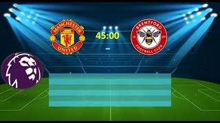 Manchester United Vs Brentford  Premier League 202425 Half Time  Matchday 8 [upl. by Heidt]