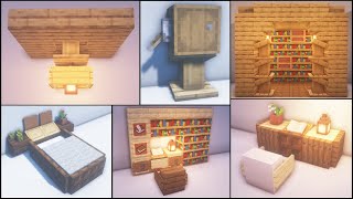 Minecraft 7 Lectern Build Hacks and Ideas [upl. by Neo237]