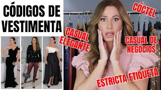 CÓDIGOS DE VESTIMENTA  Moda según la actividad  Desiree Lowry [upl. by Frolick]