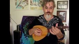 Ballo Millanese on mandore fourcourse lute [upl. by Jacquet]