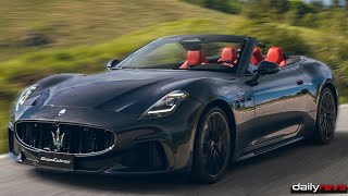 2025 Maserati GranCabrio Trofeo  Night Interaction  Driving Dynamics [upl. by Ayotahs]