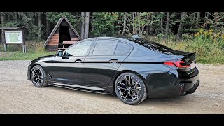 BMW M550i G30 Stage 3 mit GTSMotorhaube Bodykit Styling 1001i Felgen LCIRückleuchten usw [upl. by Nnylasor]