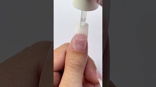 EASIEST French Tip Using Dip Powder nails nailhack dippowdernails frenchtips [upl. by Uke]