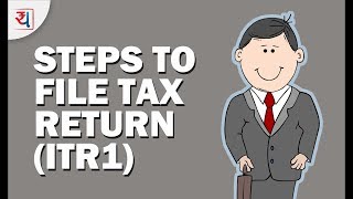 Steps to File Income Tax Return  ITR1 Form  FY 201718 amp AY 201819 [upl. by Ailedamla]