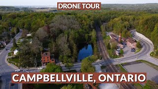 🚁Campbellville Ontario Aerial Views Stunning 4K Drone Footage of Rural Beauty🌳 [upl. by Namajneb]