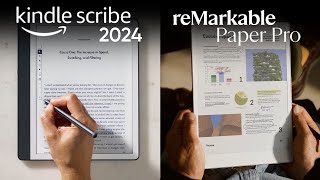 Kindle Scribe 2024 Vs reMarkable Paper Pro A HeadtoHead for 2024 [upl. by Ethyl292]