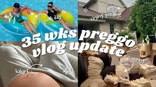 35 weeks pregnant vlog update [upl. by Georgianne]