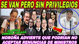 T0MALA NOROÑA ADVIERTE QUE LA RENUNCIA DE MINISTROS podría no ser aceptada por el Senado [upl. by Alessandro]