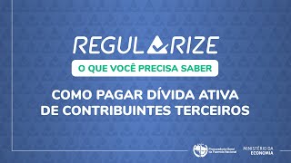 Como pagar a dívida ativa da União de contribuintes terceiros [upl. by Nabal729]