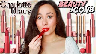 CHARLOTTE TILBURY HOLLYWOOD BEAUTY ICON LIP COLLECTION [upl. by Gunar508]