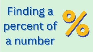 Finding a percent of a number  Learn easily mathematics learneasily [upl. by Ayyn]