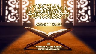 Live Tafsir of Surah Al Imraan Ayah 118122 by Ustazah Najiha Hashmi translated by Sis Sadia Rana [upl. by Neneek]