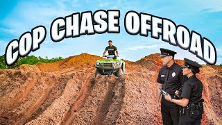 Cops Chase Us OffRoad  Braap Vlogs [upl. by Eillod]