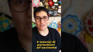 3 tutorial di portachiavi alluncinetto super facili e veloci perfiloesegno uncinetto crochet [upl. by Eckel913]