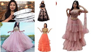 Huge Affordable Amazon Lehenga Haul Under Rs1000  Amazon Lehenga Online Shopping Review [upl. by Sillig]