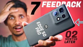 Moto Edge 50 Pro Review after 60 Days Later  7 Strong Feedbacks 😲 [upl. by Tufts531]