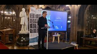 Manchester Metro Mayor Andy Burnham at John Rylands amp The Fed My Voice Kristallnacht Commemoration [upl. by Cochard]