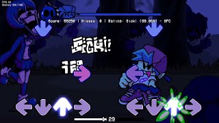 FNF  VS MonikaEXE V2  Sayonara remixed by Yunee amp SuperStamps FC [upl. by Jourdain]