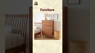 Furniture Essentials English Vocabulary for Everyday Living englishforbeginners englishlearning [upl. by Noremac]