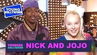 Nick Cannon amp JoJo Siwa Backstage Tour of the Shorties [upl. by Einahpit]