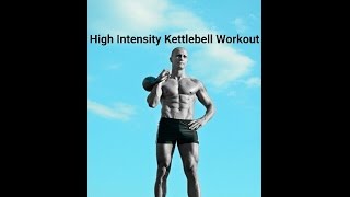 Kettlebell Full Body Extreme Interval Workout Routine 4 [upl. by Hannavahs]