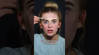 British girl tries Latina Makeup🇬🇧 makeupfunny trendingonshorts makeuptutorial latinamakeup [upl. by Ariem]