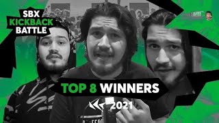 THE REAL TOP 8 WILDCARD WINNERS ANNOUNCEMENT  SBX KICKBACK BATTLE 2021 [upl. by Micheline44]