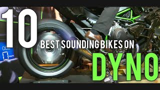 10 Best Sounding Bikes on Dyno Motorcycles [upl. by Callery]