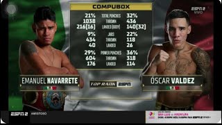 Emanuel Navarrete Vs Óscar Valdez agosto 12 de 2023 [upl. by Ykceb]