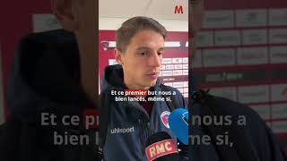 Yohann Magnin se félicite  quotOn a lancé notre saisonquot après le succès du Clermont Foot face à Guinga [upl. by Atiuqcir]