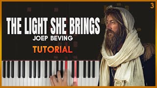 THE LIGHT SHE BRINGS by Joep Beving  Piano Tutorial Part 1 [upl. by Elegna]