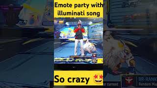 Emote party with illuminati songso crazy 😍illuminati [upl. by Ain]