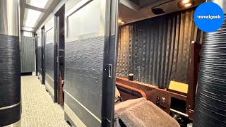 Trying 140 Japans Most Expensive Private Room Bus  Tokyo  Osaka Nara [upl. by Ralyks432]