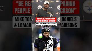 Mike Tomlin says to slow down the Lamar Jackson comparisons via steelers [upl. by Aros]