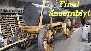 Borax Water Wagon is Finished Final Blacksmithing amp Assembly  Engels Coach [upl. by Orit45]