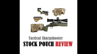 Tactical Sharpshooter Stock Pouch Review Gun Pack Accessory Range Shooting Upgrade Ammo Shell 22lr [upl. by Marino]