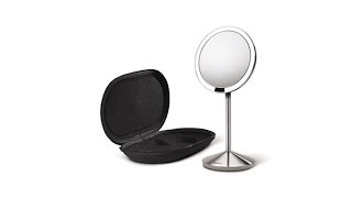 simplehuman 5quot Mini Sensor Mirror [upl. by Oicnedif]