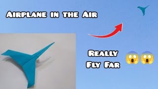 How to Make the Best ✈️ Paper Airplane  Easy Paper Airplane Tutorial Step by Step  Easy Origami [upl. by Searcy162]