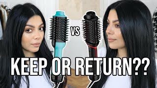 One step Hair Dryer and Styler vs Revlon one step hair dryer Brush review and comparison [upl. by Haleak]