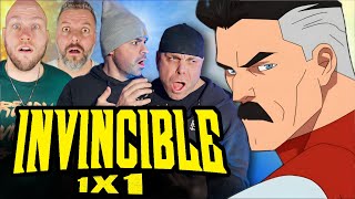 WHAT AN ENDING First time watching Invincible 1X1 reaction [upl. by Allenaj]