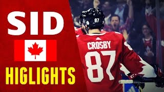 Sidney Crosby  World Cup of Hockey 2016  Highlights [upl. by Danyelle72]