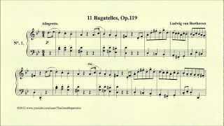 Beethoven Bagatelle Op 119 No1 [upl. by Yasmeen]