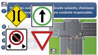 Examen théorique saaq Québec 2024  code de la Sécurité routière saaq canada test Quebec 4 [upl. by Ttegirb357]